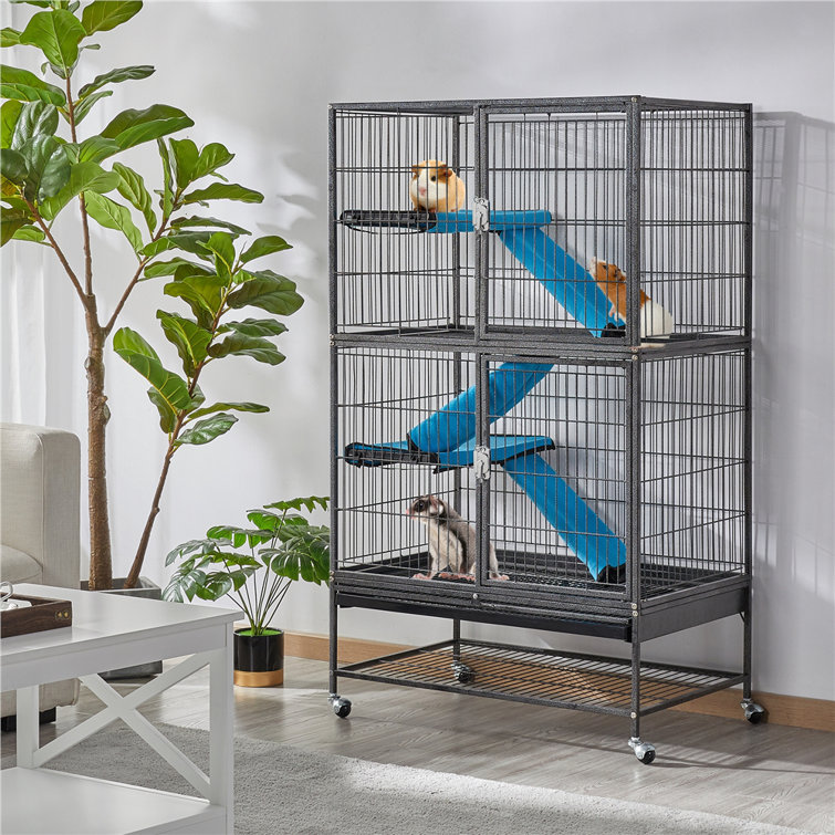 Tucker Murphy Pet™ Cherrica Weather Resistant Rat Cage with Ramp